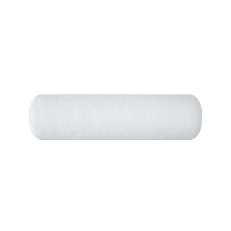 Copertura del rullo in poliestere intrecciato bianco